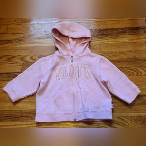 4 for $28 - Roots Girls XL (18-24m) Pink Zip Hoodie